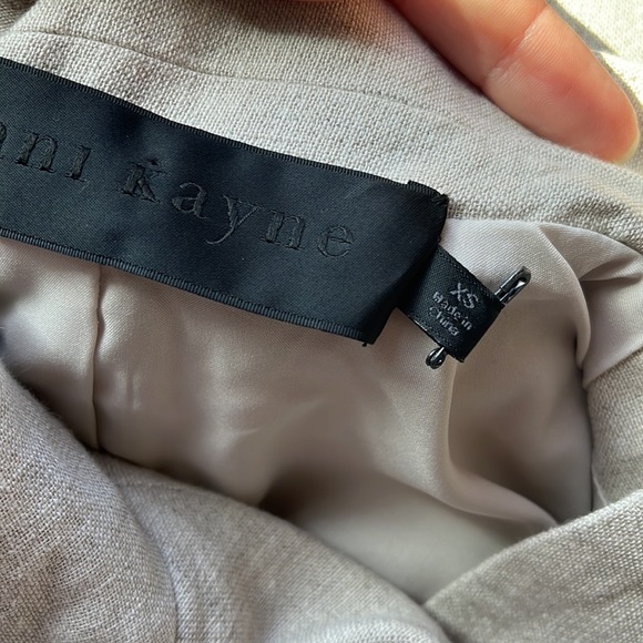 NWOT $375 JENNI KAYNE Linen Blend Boy Blazer In Natural size XS - Picture 10 of 16